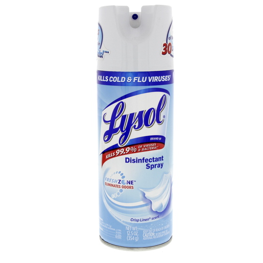 Lysol Disinfectant Spray Crisp Linen Scent 354g